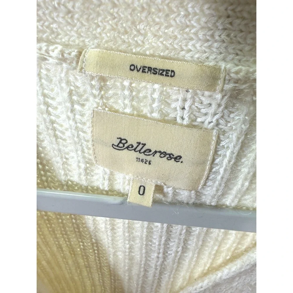 Bellerose Dosany‎ Cardigan loose boxy fit trending luxe Ribbed Knit 0 SM nwot
